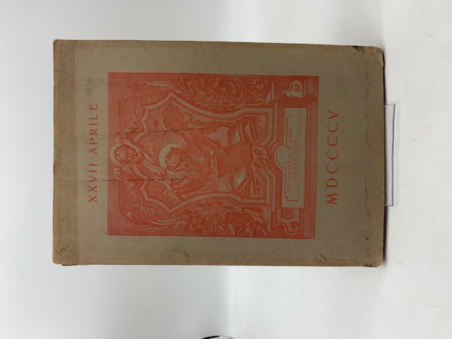 La Biblioteca Marciana nella sua nuova sede. XXVII Aprile MDCCCCV